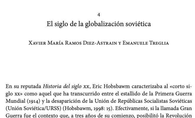 El siglo de la globalización soviética